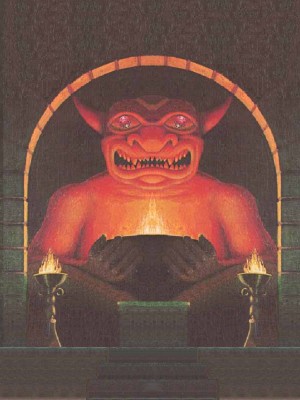 L'idole aux yeux d'opale de feu de David Trampier