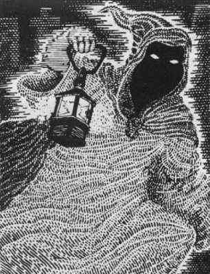 Le fantôme avec sa lanterne de D. Trampier