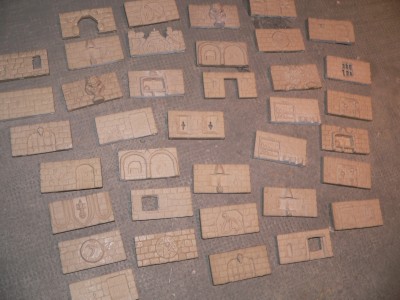 les murs des kits maisons - au details peuvent etre utilisés comme donjon modulaire