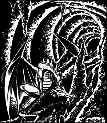 AD&amp;D2 – MC11 – Monstrous Compendium – Forgotten Realms Appendix II – Deep Dragon [TSR 2125], p. 15