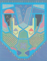Tapisserie avec le fil d'or