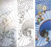 Étapes de création de la frise donjon v2