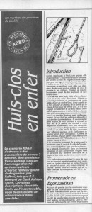 Huis-clos en Enfer Image 1