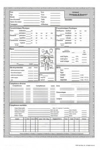 Dossier personnage 2.5 par classe Image 1