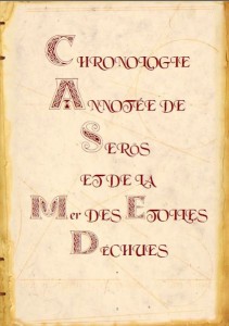 Chronologie de Serôs et de la Mer des Etoiles Déchues Image 1
